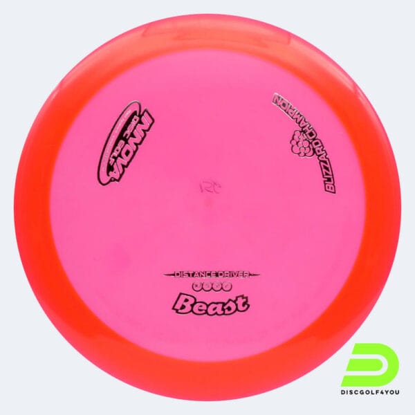 Innova Beast in rot, im Blizzard Champion Kunststoff und ohne Spezialeffekt