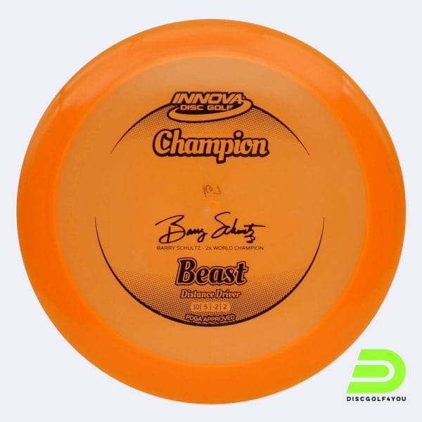 Innova Beast in orange, im Champion Kunststoff und ohne Spezialeffekt
