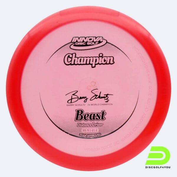 Innova Beast in red, champion plastic