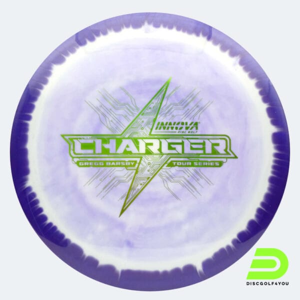 Innova Charger - Gregg Barsby Tour Series in white-purple, halo star plastic
