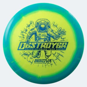 Innova Destroyer - Calvin Heimburg Tour Series in gelb-türkis, halo star plastic