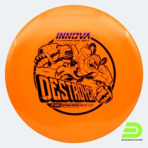 Innova Destroyer in classic-orange, star plastic and deco effect