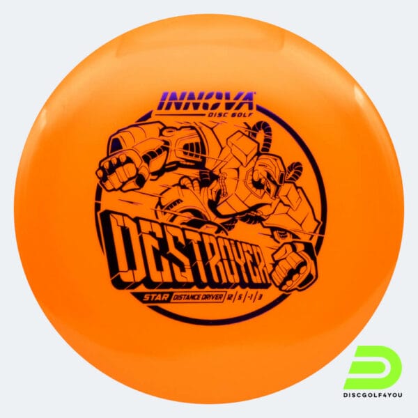 Innova Destroyer in classic-orange, star plastic and deco effect