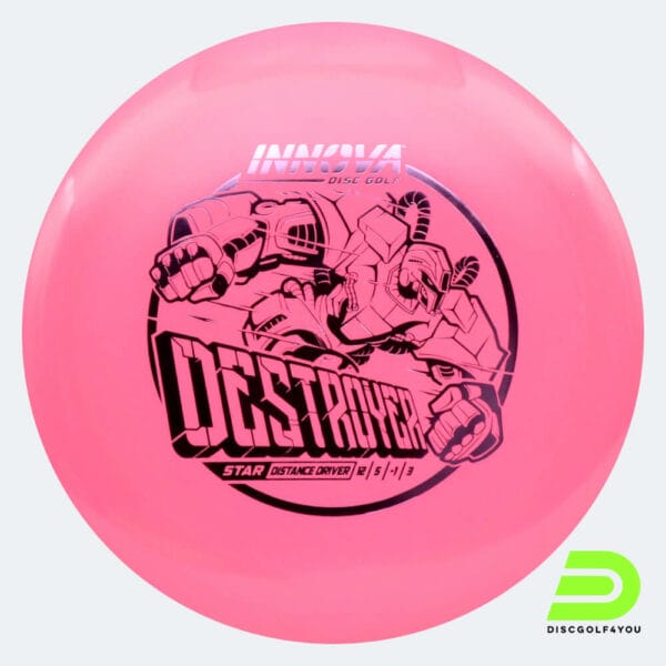 Innova Destroyer in pink, star plastic and deco effect