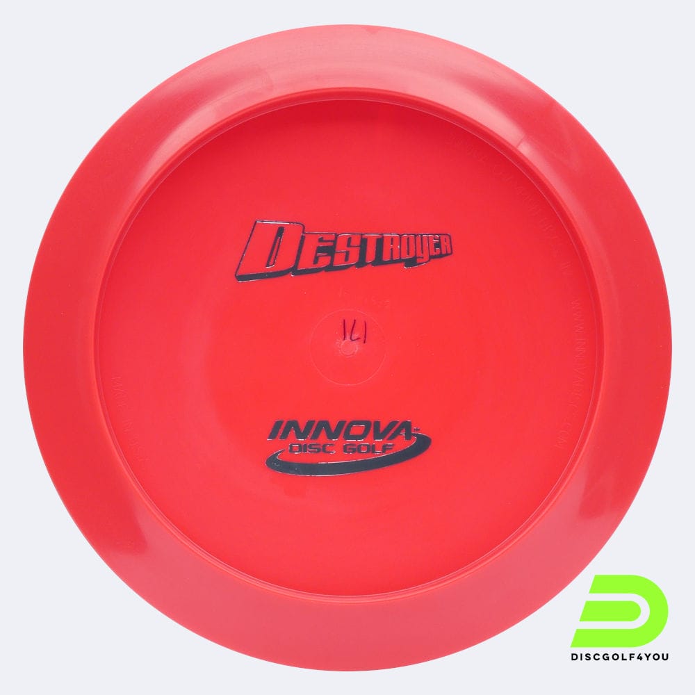 Innova Destroyer in red, star plastic and bottomprint effect