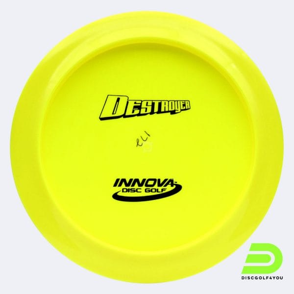 Innova Destroyer in yellow, star plastic and bottomprint effect