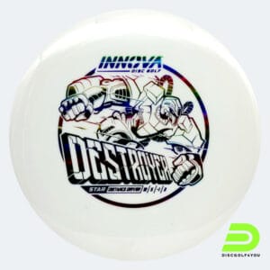 Innova Destroyer in white, star plastic and deco effect