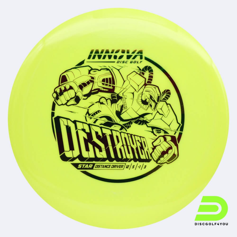 Innova Destroyer in yellow, star plastic and deco effect
