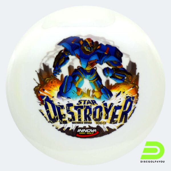 Innova Destroyer in white, innvision star plastic