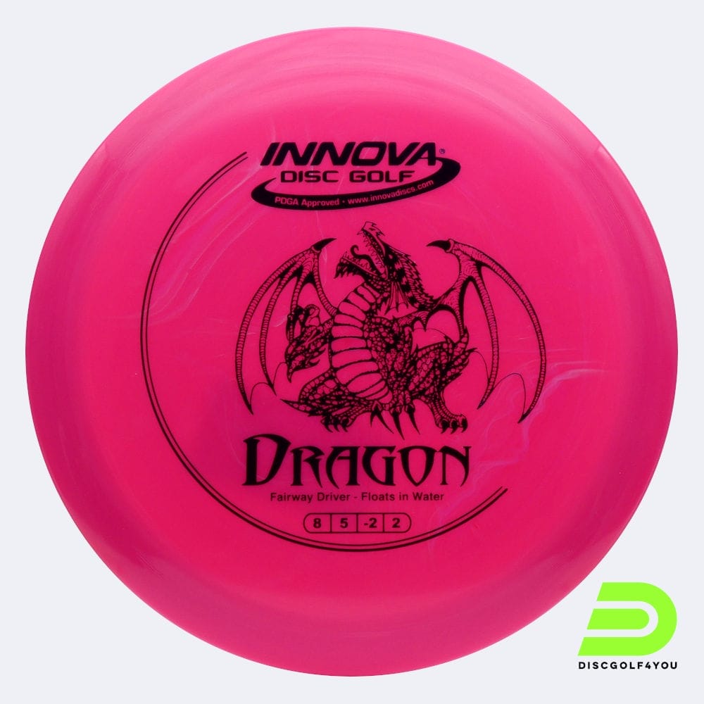 Innova Dragon in rosa, im DX Kunststoff und floating Spezialeffekt