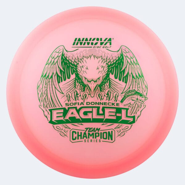 Innova Eagle-L Sofia Donnecke Tour Series in rosa, im Proto Glow Champion Kunststoff und glow Spezialeffekt