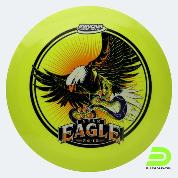 Innova Eagle in gelb, im Star INNfuse Kunststoff und ohne Spezialeffekt