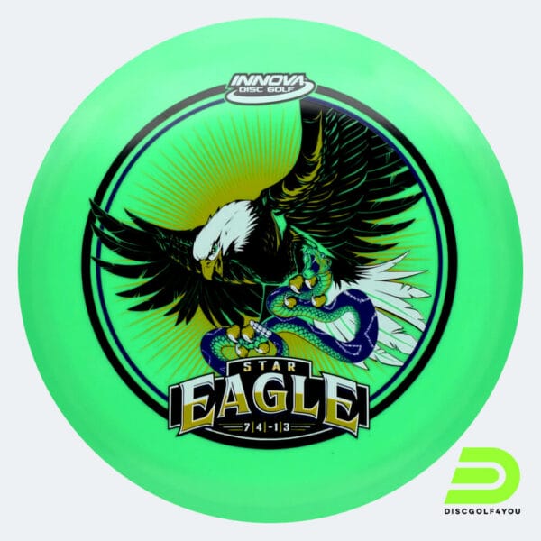 Innova Eagle in grün, im Star INNfuse Kunststoff und ohne Spezialeffekt