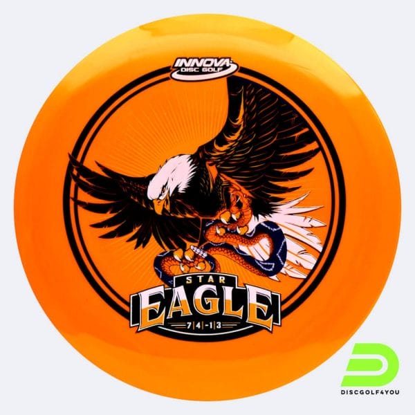 Innova Eagle in orange, im Star INNfuse Kunststoff und ohne Spezialeffekt