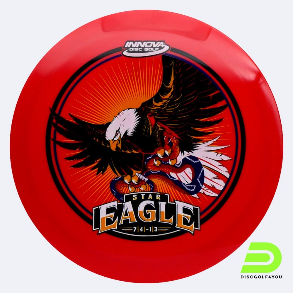Innova Eagle in rot, im Star INNfuse Kunststoff und ohne Spezialeffekt
