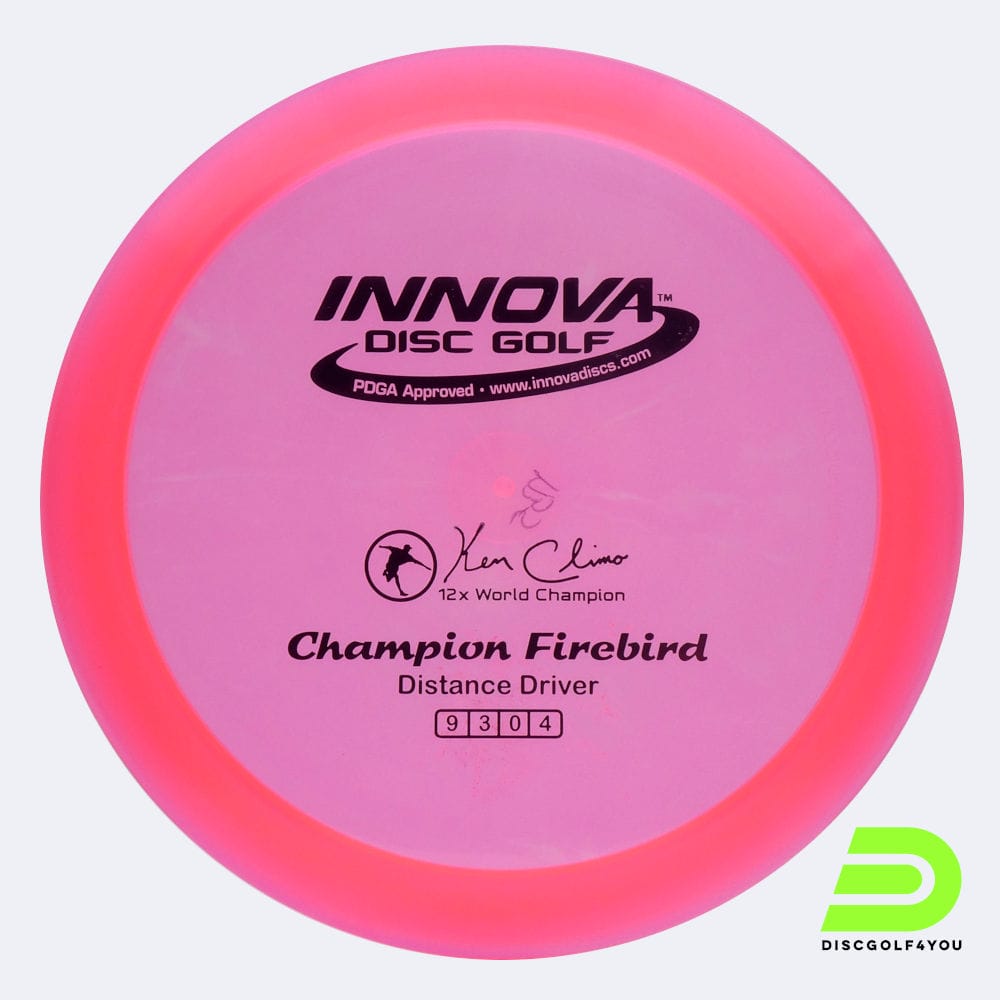 Innova Firebird in rosa, im Champion Kunststoff und ohne Spezialeffekt