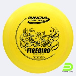 Innova Firebird in gelb, im DX Kunststoff und ohne Spezialeffekt