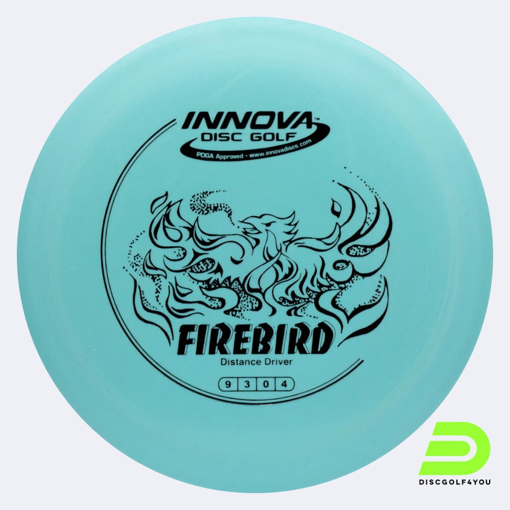 Innova Firebird in turquoise, dx plastic