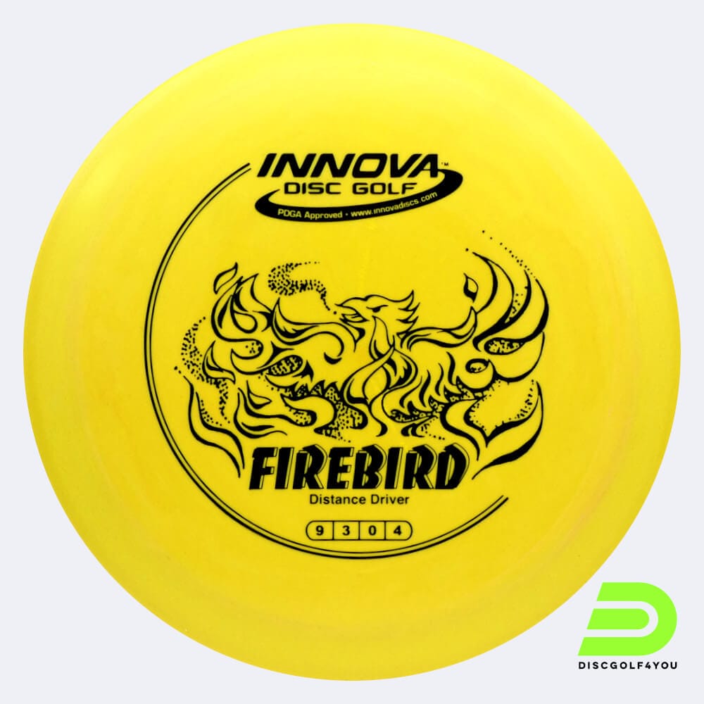 Innova Firebird in yellow, dx plastic