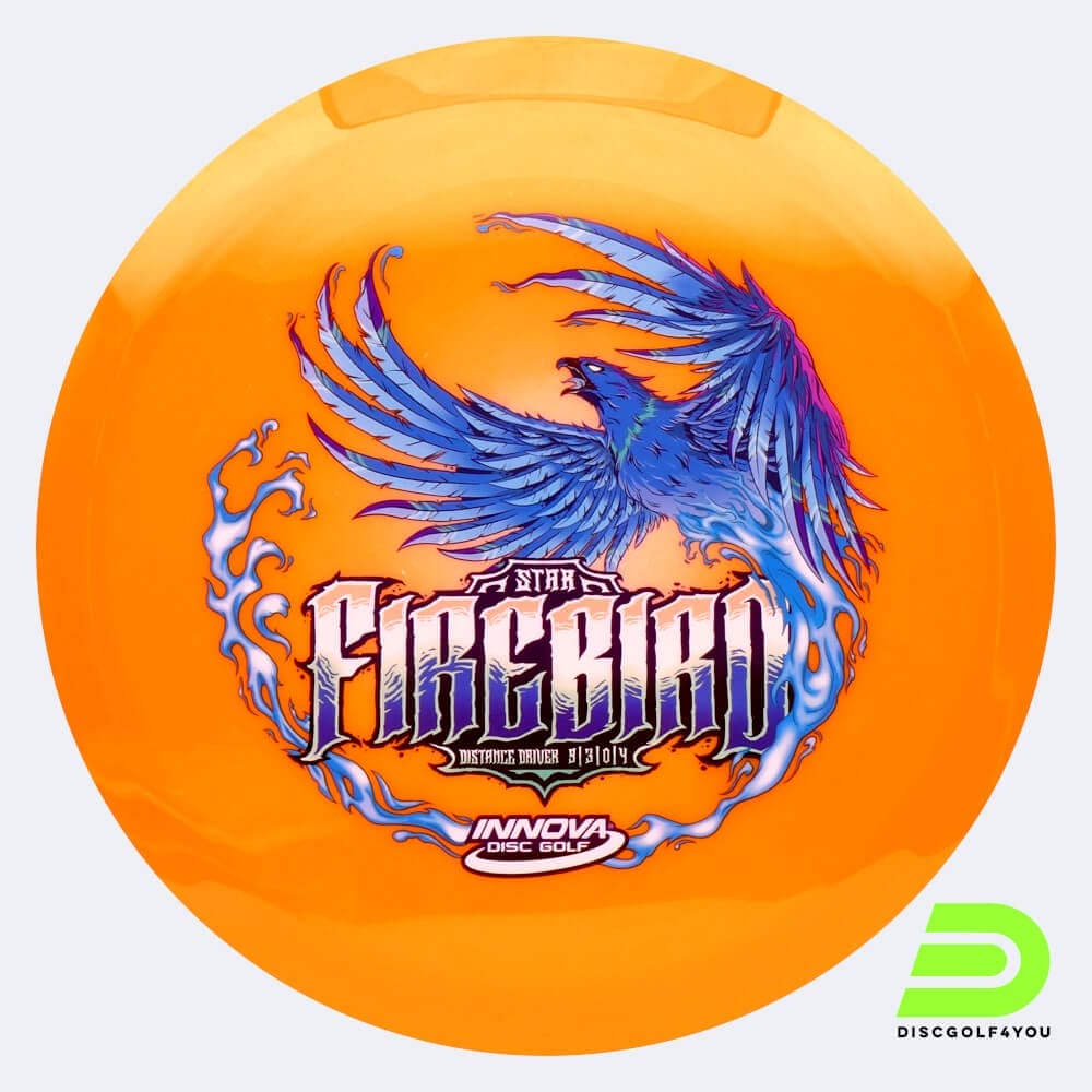 Innova Firebird in classic-orange, innvision star plastic Innova Firebird in classic-orange, innvision star plastic