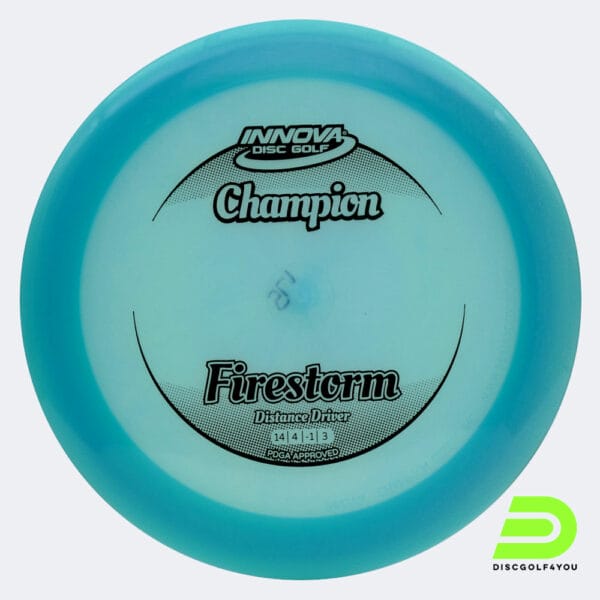 Innova Firestorm in blau, im Champion Kunststoff und ohne Spezialeffekt