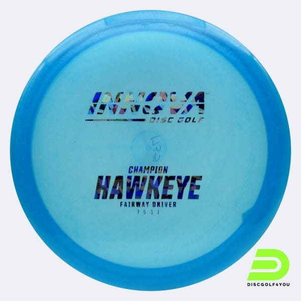 Innova Hawkeye in blue, champion plastic