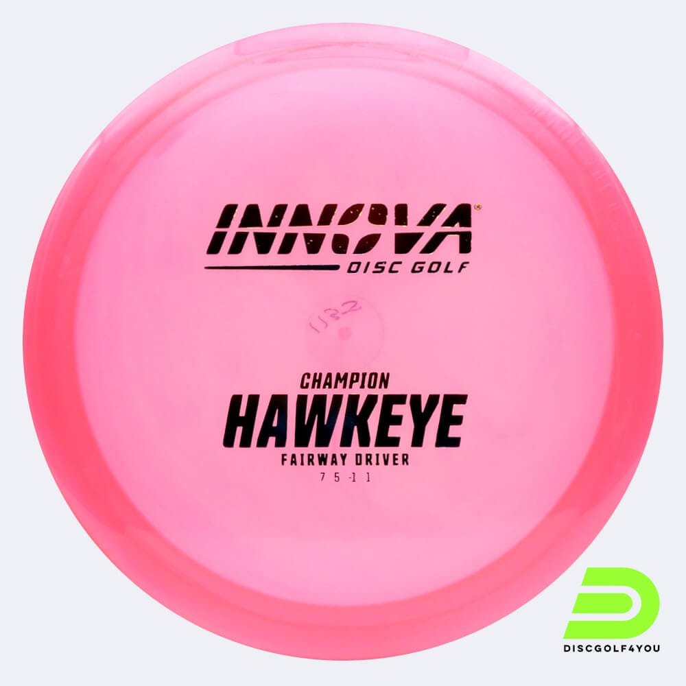 Innova Hawkeye in pink, champion plastic