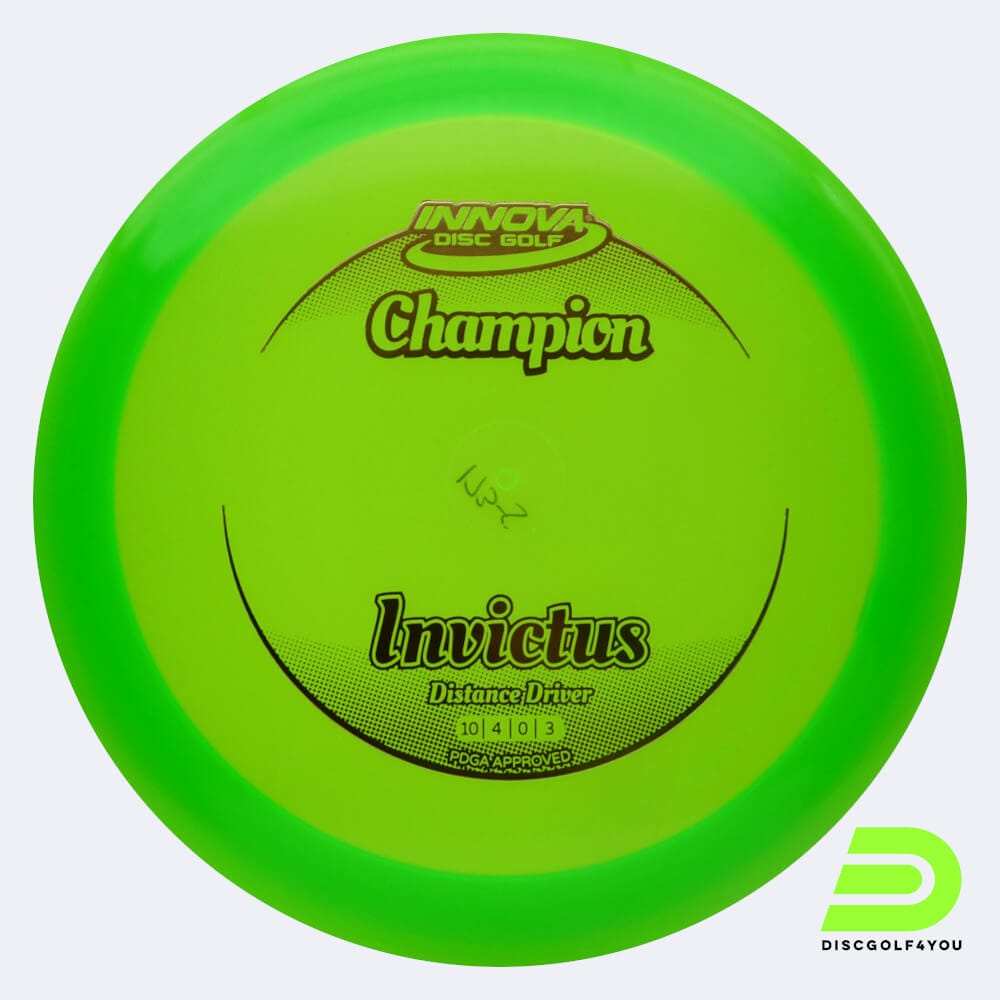 Innova Invictus in hellgrün, im Champion Kunststoff und ohne Spezialeffekt