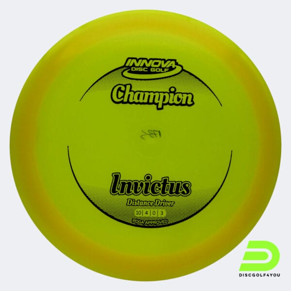 Innova Invictus in yellow, champion plastic