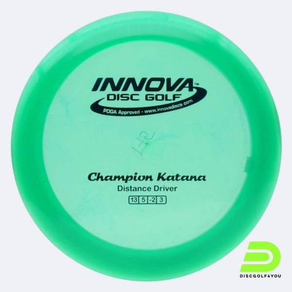 Innova Katana in grün, im Champion Kunststoff und ohne Spezialeffekt