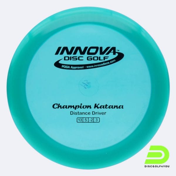 Innova Katana in turquoise, champion plastic