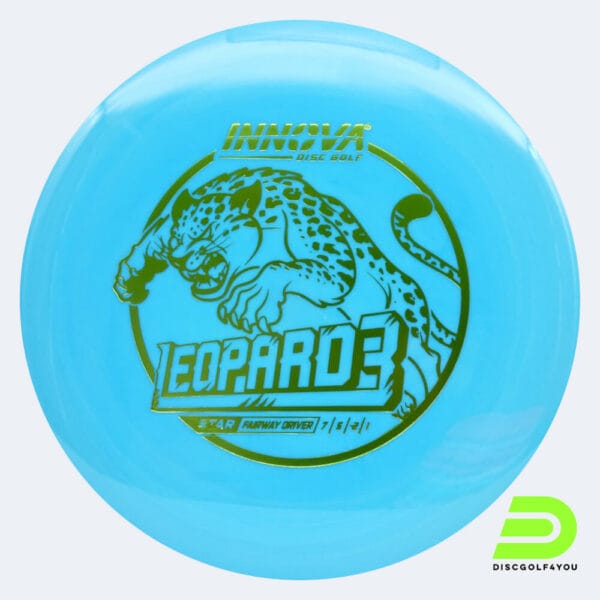 Innova Leopard 3 in hellblau, im Star Kunststoff und deco Spezialeffekt