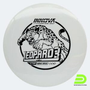 Innova Leopard 3 in white, star plastic and deco effect