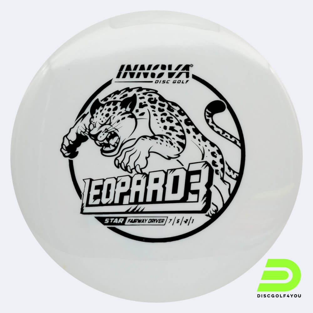 Innova Leopard 3 in white, star plastic and deco effect