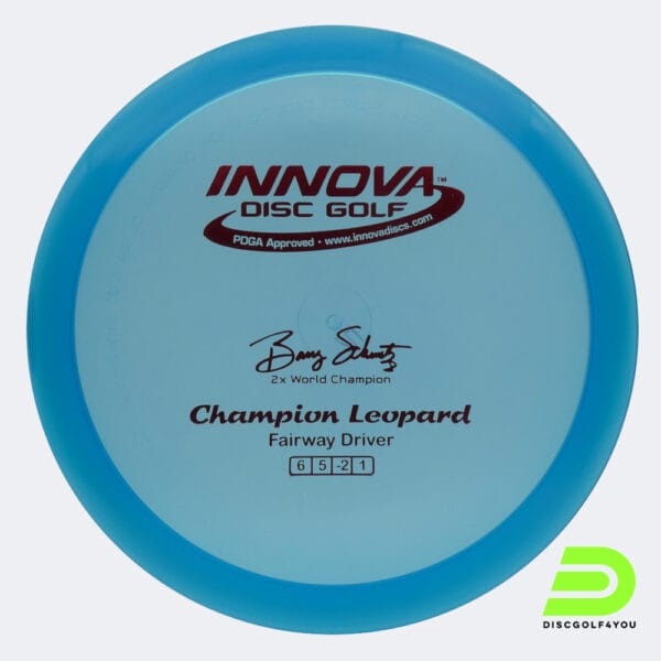 Innova Leopard in blau, im Champion Kunststoff und ohne Spezialeffekt