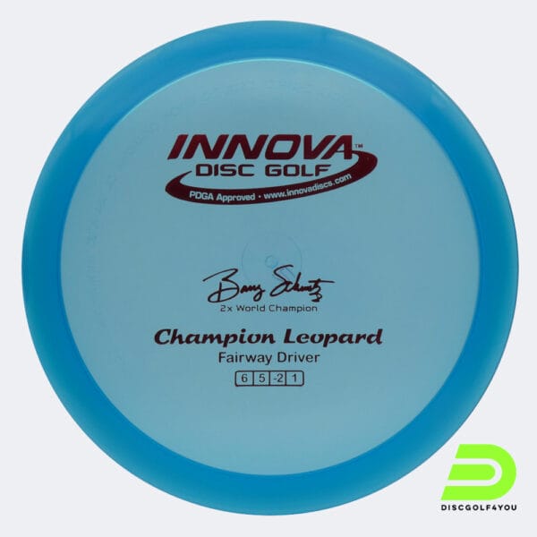 Innova Leopard in blue, champion plastic