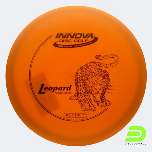 Innova Leopard in orange, im DX Kunststoff und ohne Spezialeffekt