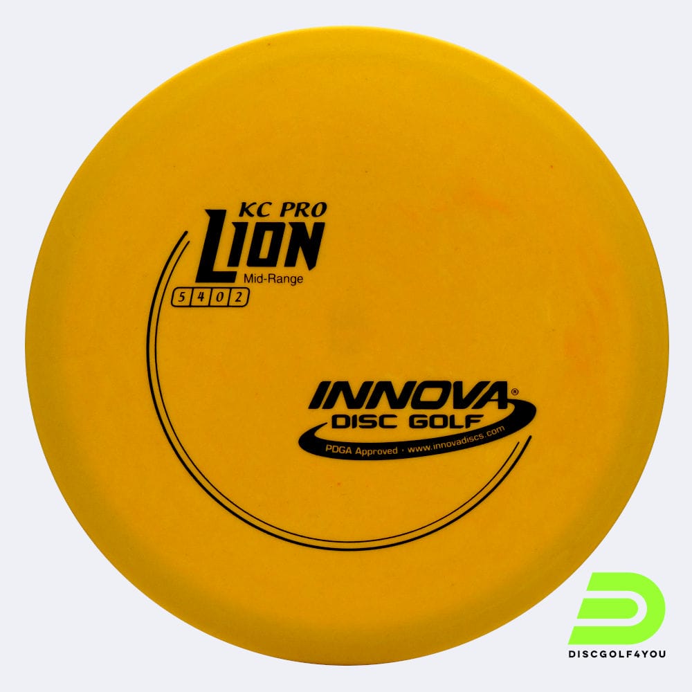 Innova Lion in gelb, im KC Pro Kunststoff und ohne Spezialeffekt