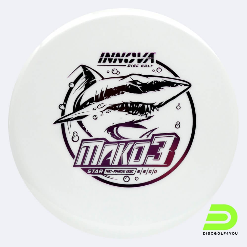 Innova Mako 3 in white, star plastic and deco effect