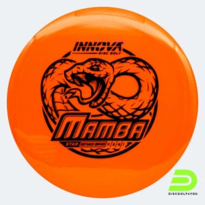 Innova Mamba in orange, im Star Kunststoff und deco Spezialeffekt
