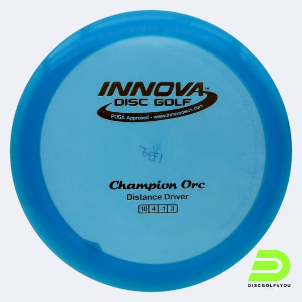 Innova Orc in turquoise, champion plastic