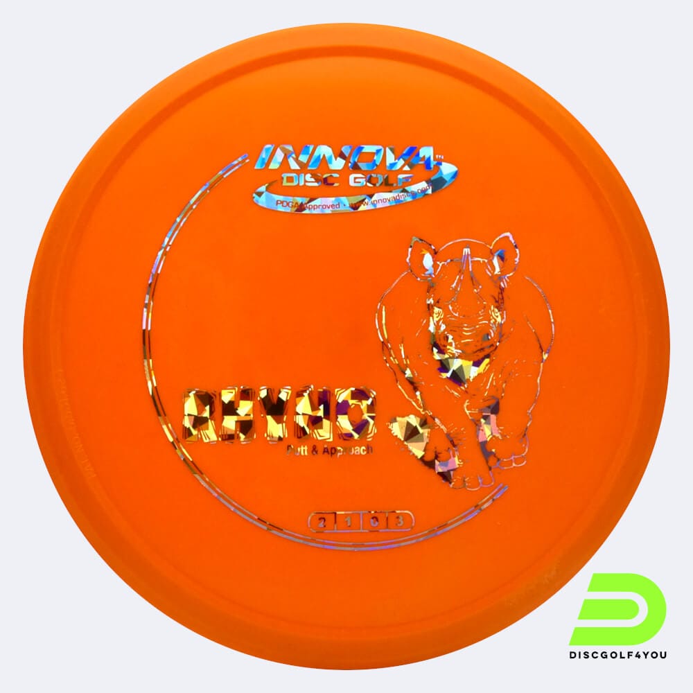 Innova Rhyno in orange, im DX Kunststoff und ohne Spezialeffekt