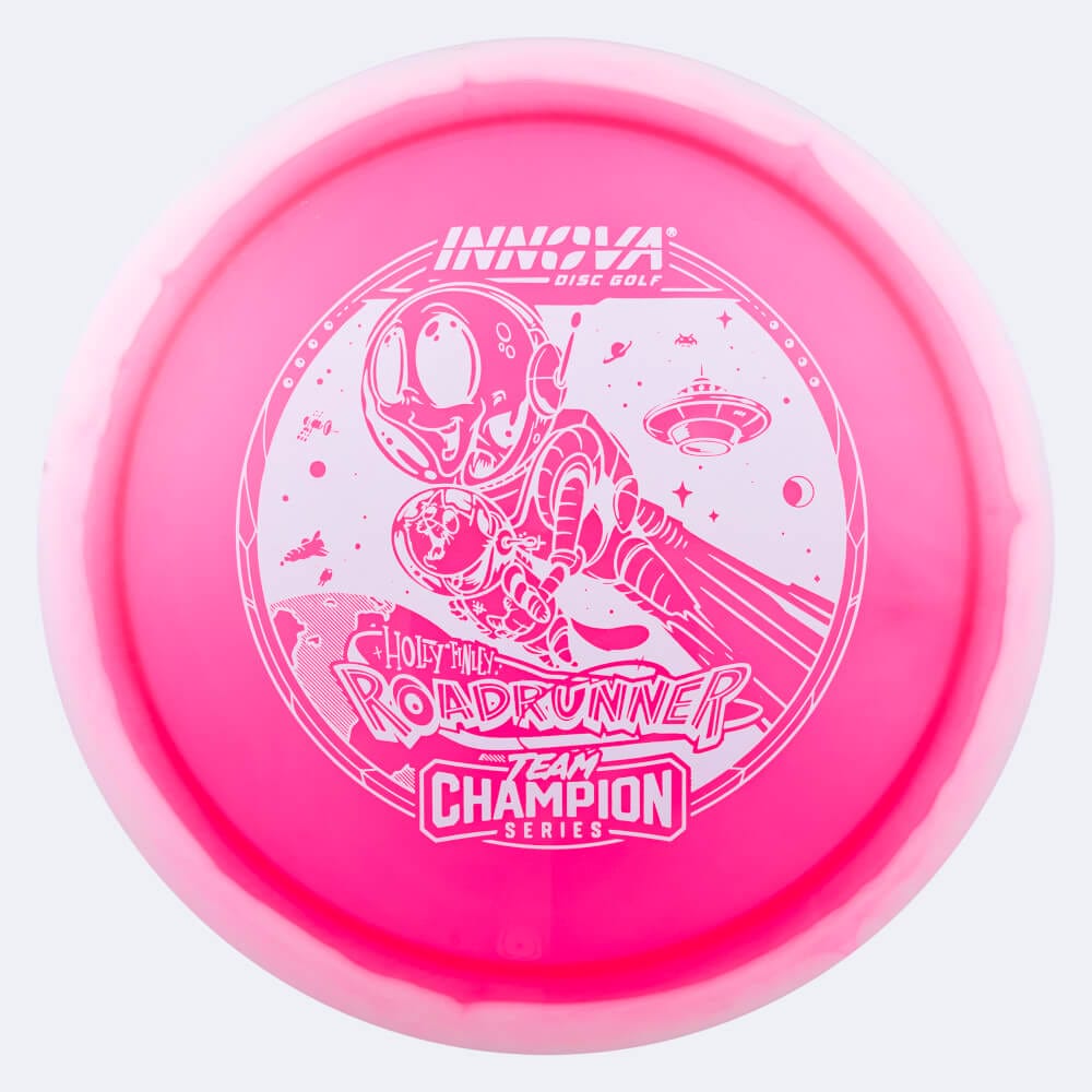 Innova Roadrunner Holly Finley Tour Series in pink-white, halo champion plastic