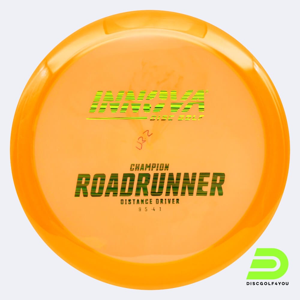 Innova Roadrunner in orange, im Champion Kunststoff und design upgrade Spezialeffekt