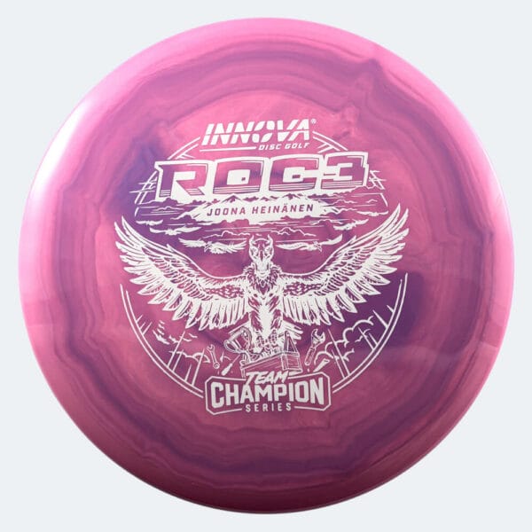 Innova Roc 3 Joona Heinänen Tour Series in rosa, im Star Kunststoff und burst Spezialeffekt