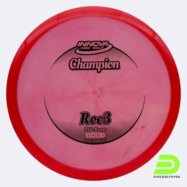 Innova Roc 3 in red, champion plastic