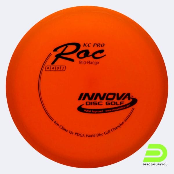 Innova Roc in classic-orange, kc pro plastic