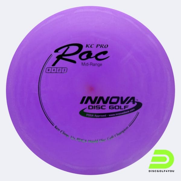 Innova Roc in purple, kc pro plastic