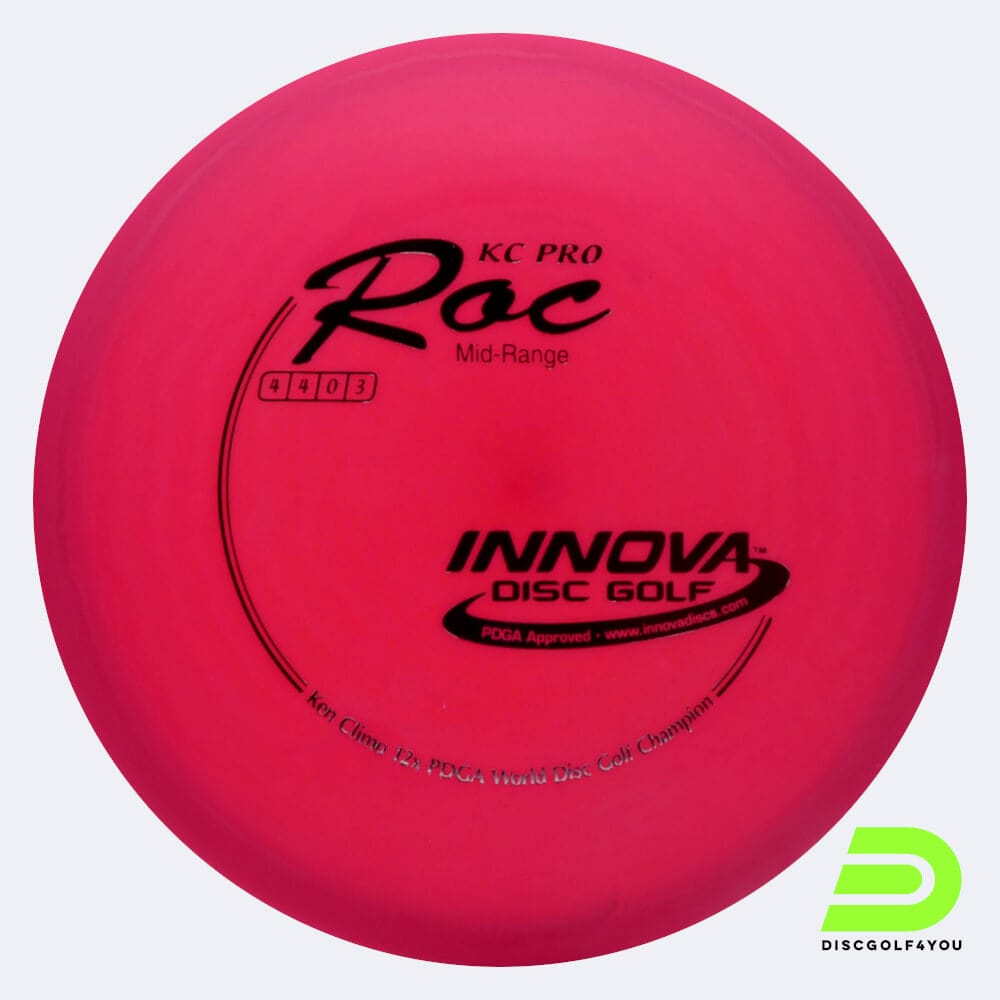 Innova Roc in rosa, im KC Pro Kunststoff und ohne Spezialeffekt