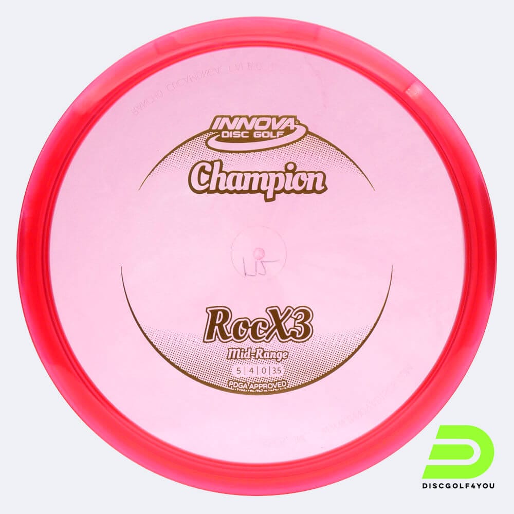Innova RocX3 in rosa, im Champion Kunststoff und ohne Spezialeffekt